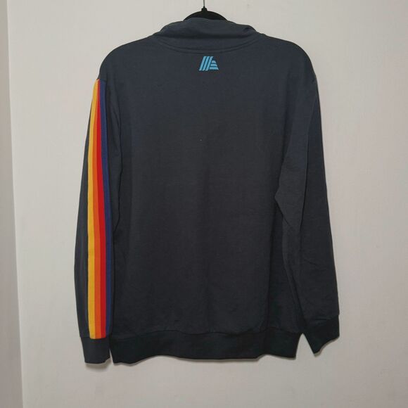 Aldi Gear Capsule Collection Navy 1/4 Zip Jacket Pullover Shirt Adult L Grocery - Picture 2 of 5